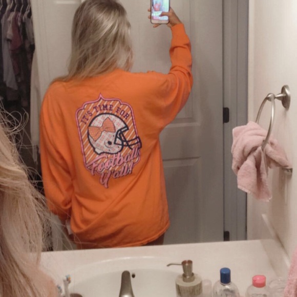 Oversized football long sleeve tee - Picture 4 of 7